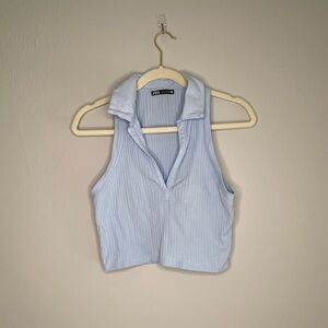 Zara Collared Top